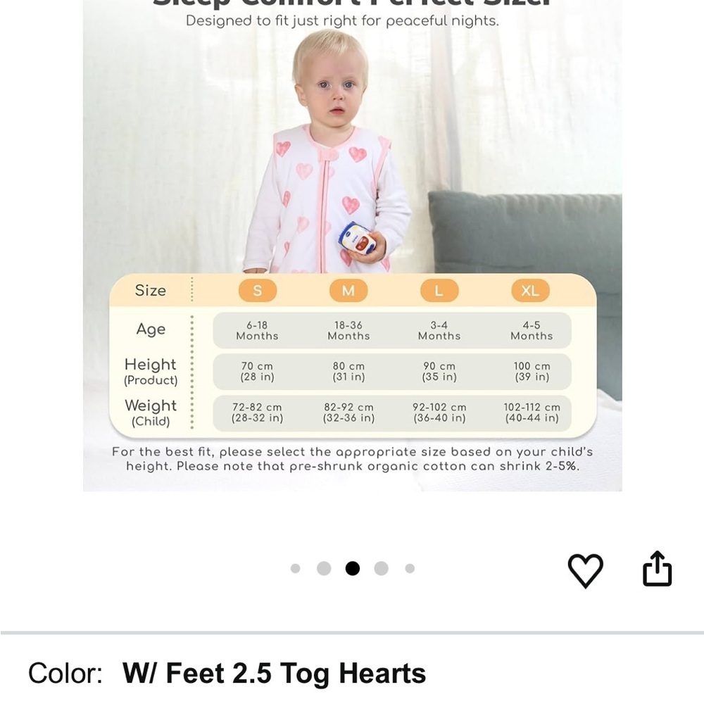 Mama Chito wearable blanket, sleep sack for walker 3 to 4 years old - Picture 5 of 6